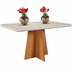 Mesa Viena 160x90cm Viero Mel Off White
