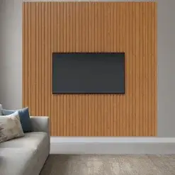 Painel New Versatti Sem Nicho 226cm Para TV Ate 70 Polegadas Fabrimoveis Natura