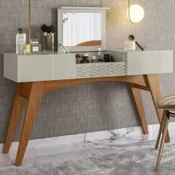 Penteadeira Multifuncional Valley 2 Portas Com Espelho Grappa