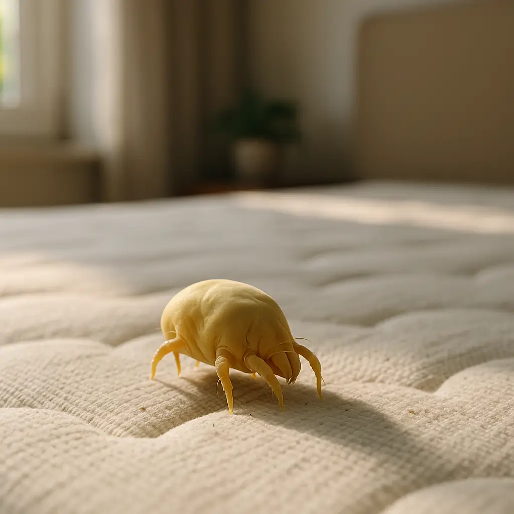 Ácaros no colchão: como eliminar e prevenir, ácaro em macro no colchão