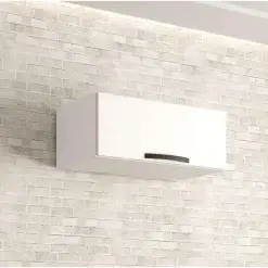 Armario Aereo New Valencia Geladeira 1 Porta Salleto Branco