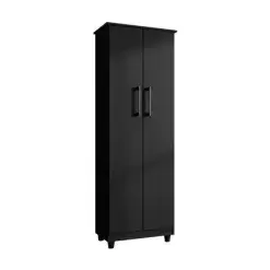 Armario Multiuso Nina 2 Portas Rud Rack Preto 78492