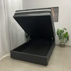 Base Bau Com Colchao Ortopedic Casal D33 Bio Flex 73x188x138cm Tecido Corino 69967