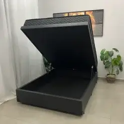 Base Bau Em Corino Com Colchao Pasquale Casal D45 Paropas 60x188x138cm 18033