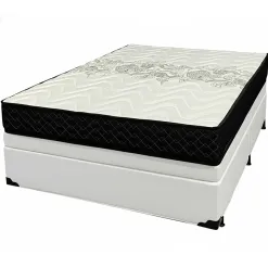 Base Bau Em Corino Com Colchao Pasquale Casal D45 Paropas 60x188x138cm Branco 50421