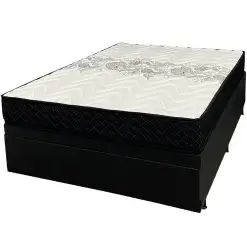 Base Bau Em Veludo Com Colchao Pasquale Casal D45 Paropas 60x188x138cm 10521