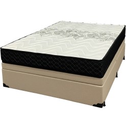 Base Bau Em Veludo Com Colchao Pasquale Casal D45 Paropas 60x188x138cm Bege 27557