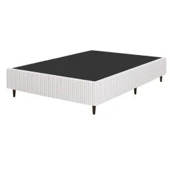 Base Box Confort Gel Casal Tecido Malha Inteligente 37x188x138cm