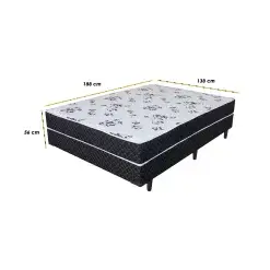 Cama Box Casal Conjugado Espuma Ortopedica Selado 138x188 22347