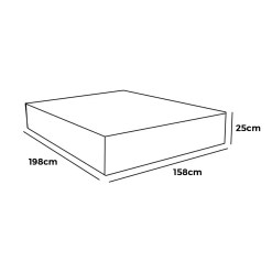 Colchao Airtech Spring Pocket Queen 25x198x158cm De Molas Ensacadas Ortobom Medidas