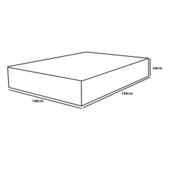Colchao Lisboa Queen Molas Ensacadas 24x198x158 Ecotec 34487