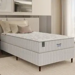 Colchao Miami Solteirao Com Molas Ensacadas 26x188x108 Sealy