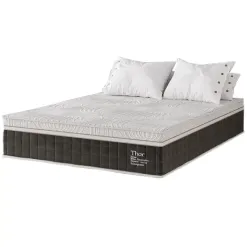 Colchao Titan Thor Queen Terapeutico Massageador Com Molas Ensacadas 34cm D28 Viero 58849