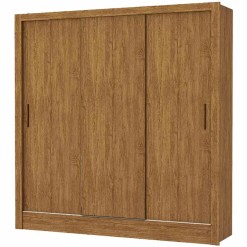 Guarda Roupa Dubai Casal SEM Espelho 3 Portas 3 Gavetas Carioca Cinamomo