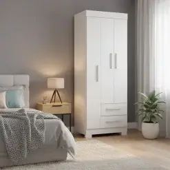 Guarda Roupa Fortaleza 3 Portas 2 Gavetas Solteiro Atualle 30844