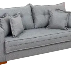 Sofa Living Portugal Linho Cinza 68749
