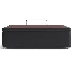 Base Bau Sommier Casal Em Corino 48x188x138cm Ortobom 46247