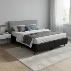 Base Bipartida Universal Queen Em Corino 37x198x158 82939