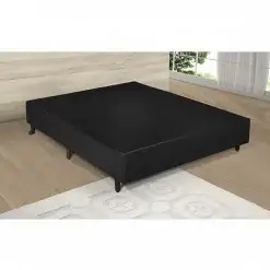 Base Box Universal Casal Em Veludo 37x138x188cm Alto Nivel 94908