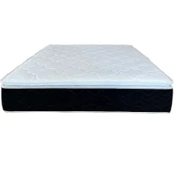 Colchao Premium D45 Casal 32x188x138cm Ecotec Branco Com Preto 34486