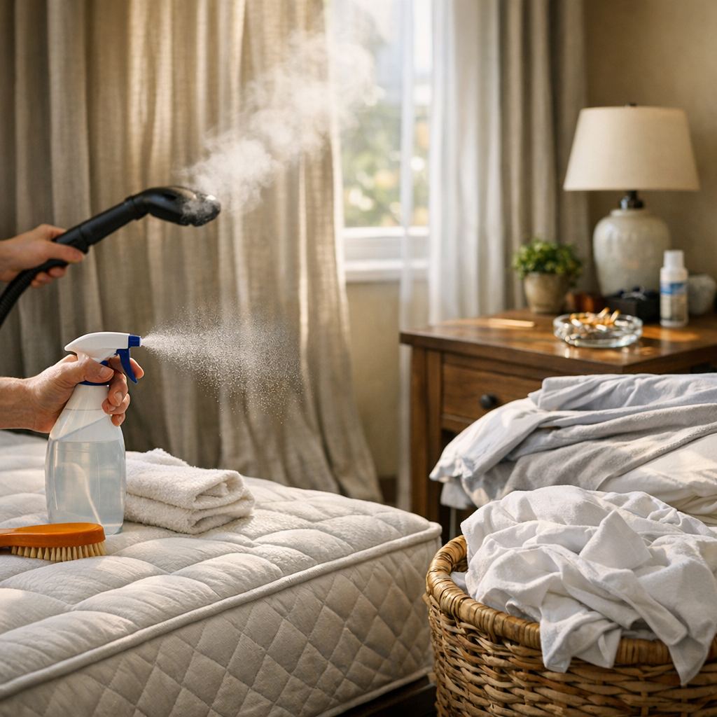Como tirar cheiro de cigarro do colchão rápido com spray, vapor e troca de lençol