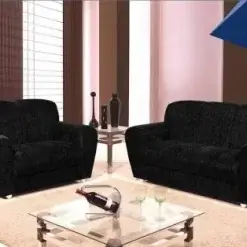 Conjunto De Sofa 5010 Com 2 E 3 Lugares Tecido Suede 17371