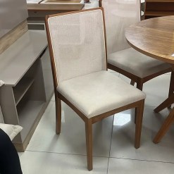 Kit 2 Cadeiras Lara Kappesberg Em Linho Madeira 21550