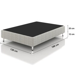 Base Stress Free Casal 37x188x138cm Plumatex 32333