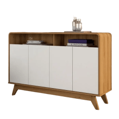 Buffet Eccos 4 Portas Fabrimoveis Nature Off White 19884