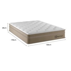 Colchao Royal Foam Queen De Espuma Euro Pillow 158x198x28cm Sealy 73116