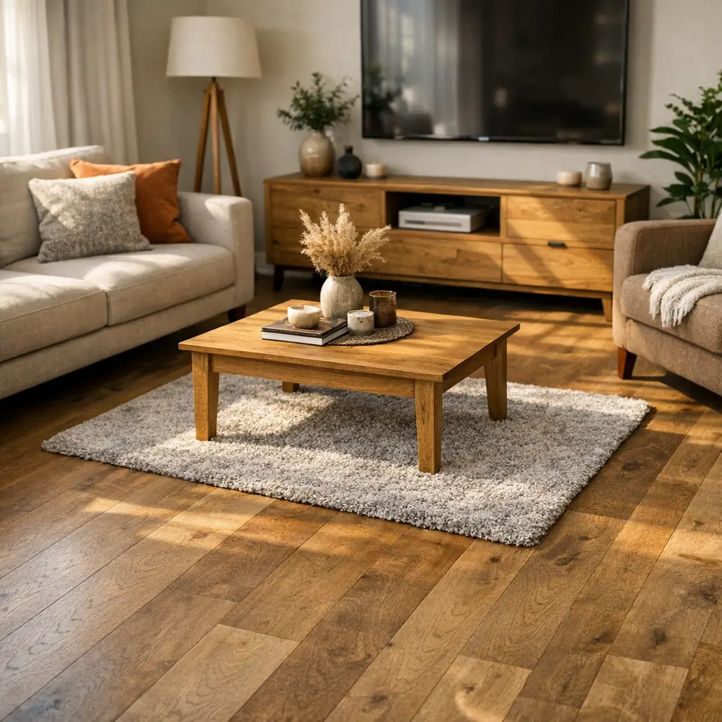 Como escolher tapete para sala: tamanho ideal com sofá, mesa de centro e rack de TV