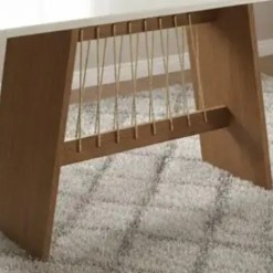 Mesa Damiana 120x80 Com Tampo De Vidro Ba56 Cnta31 Frv 69120