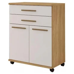 Balcao Multiuso Monaco 2 Portas 2 Gavetas Arte Moveis Cinamomo Off White 50406