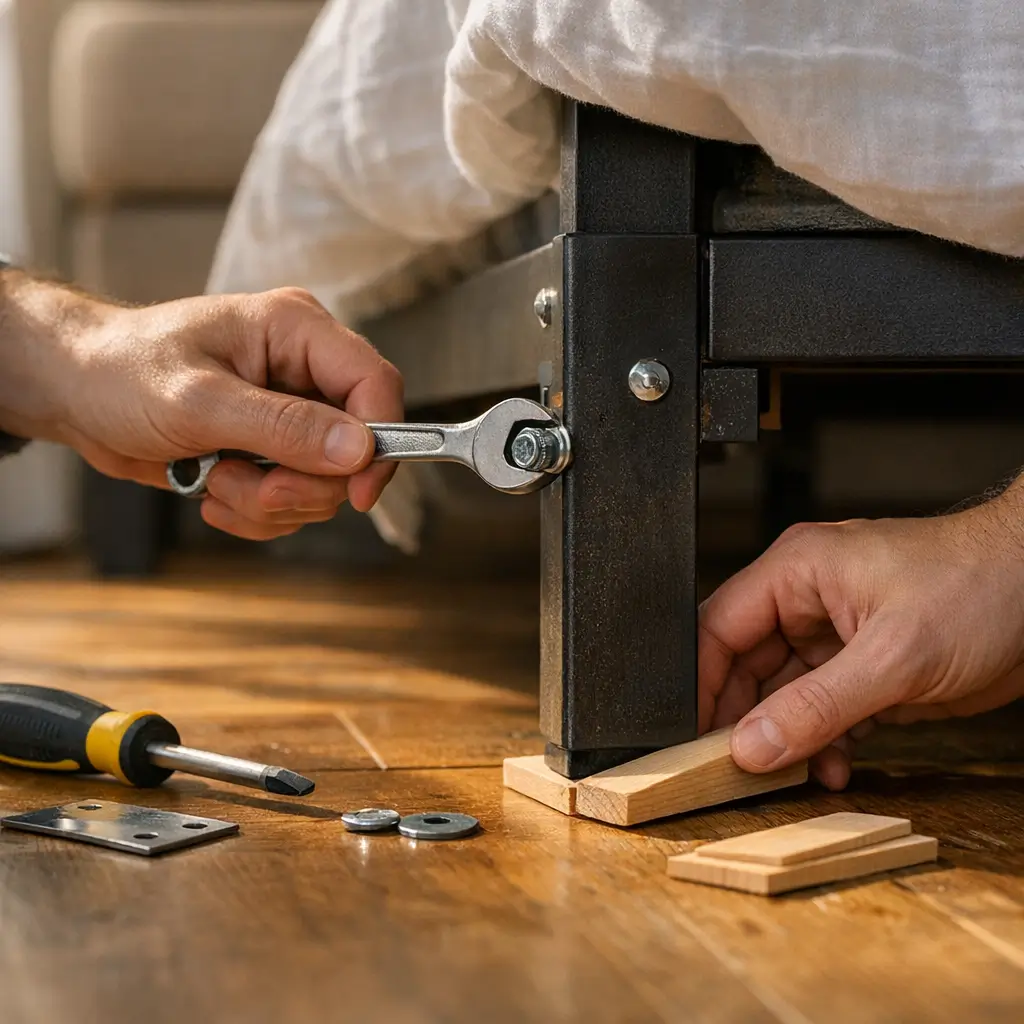 Cama fazendo barulho: como acabar com o rangido, apertando o pé da cama e usando calço de madeira