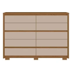 Comoda Duetto 10 Gavetas Albatroz Jatoba Fendi 40281