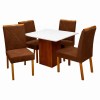 Cinamomo Off White com Tecido Marrom