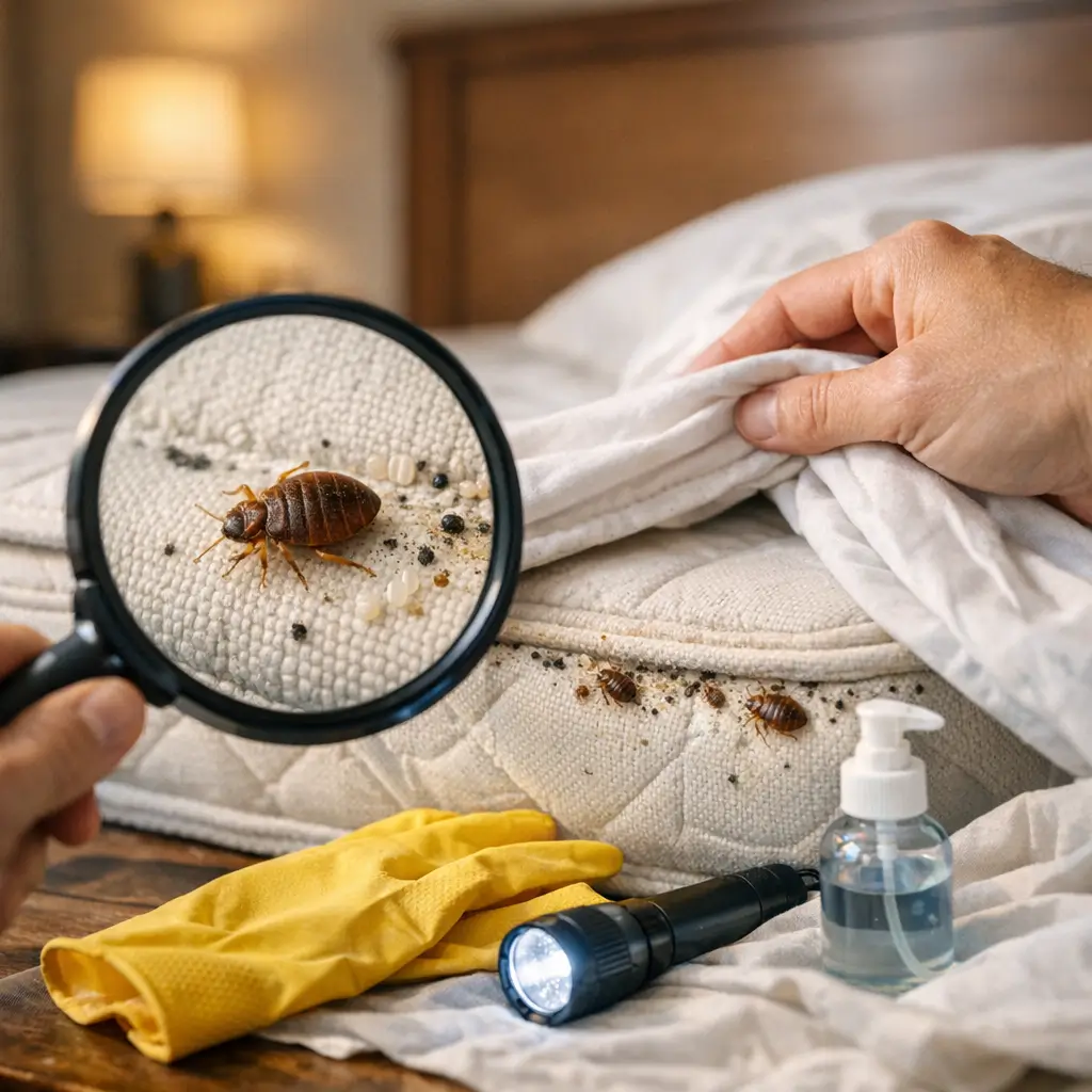 Percevejo de cama: como identificar e eliminar, lupa no colchão e ovos na costura