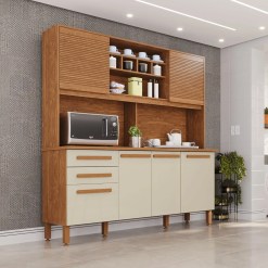Armario De Cozinha Laraluna 6 Portas 2 Gavetas Imop 93456