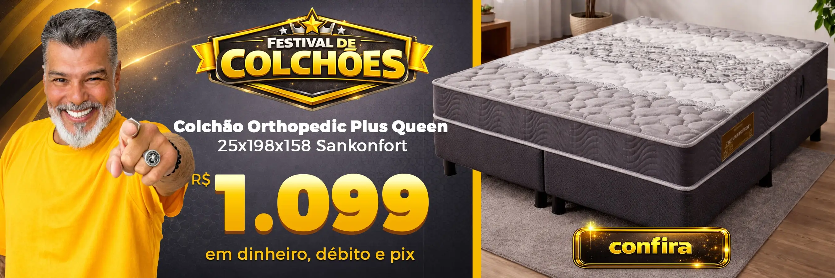 Banner Festival De Colchoes Colchao Orthopedic Plus Queen 25x198x158 Sankonfort Jpg