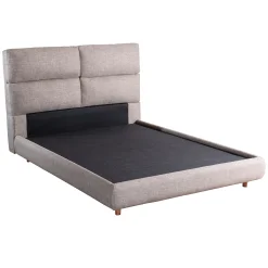 Cama Urano Casal Com Cabeceira Paropas Bege 53084