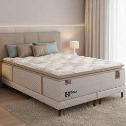 Colchao Doux King Molas Lfk 36x203x193cm Sealy 42190