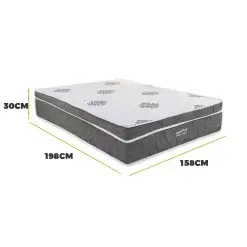 Colchao Essential Queen Com Molas Ensacadas 30x198x158cm Inovaflex 70134