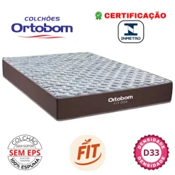 Colchao Fit D33 Casal 138x188x20cm Ortobom 27835