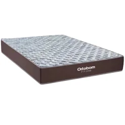 Colchao Fit D33 Queen 158x198x20cm Ortobom Marrom 22506
