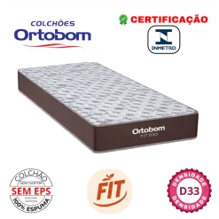 Colchao Fit D33 Solteiro 88x188x20cm Ortobom 97419