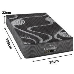 Colchao Geniale Solteiro 88x188x22cm Sankonfort 58173