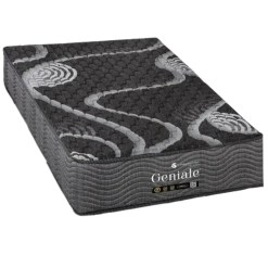 Colchao Geniale Solteiro 88x188x22cm Sankonfort Preto 58602
