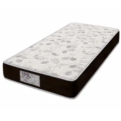 Colchao Iso Bello Solteiro 88x188x18cm Ortobello Branco Com Preto 84784
