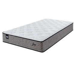 Colchao Joy Solteiro 26x188x88cm Com Molas Ensacadas Sealy Cinza 70722