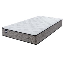 Colchao Joy Solteiro 26x188x88cm Com Molas Ensacadas Sealy Cinza 70722